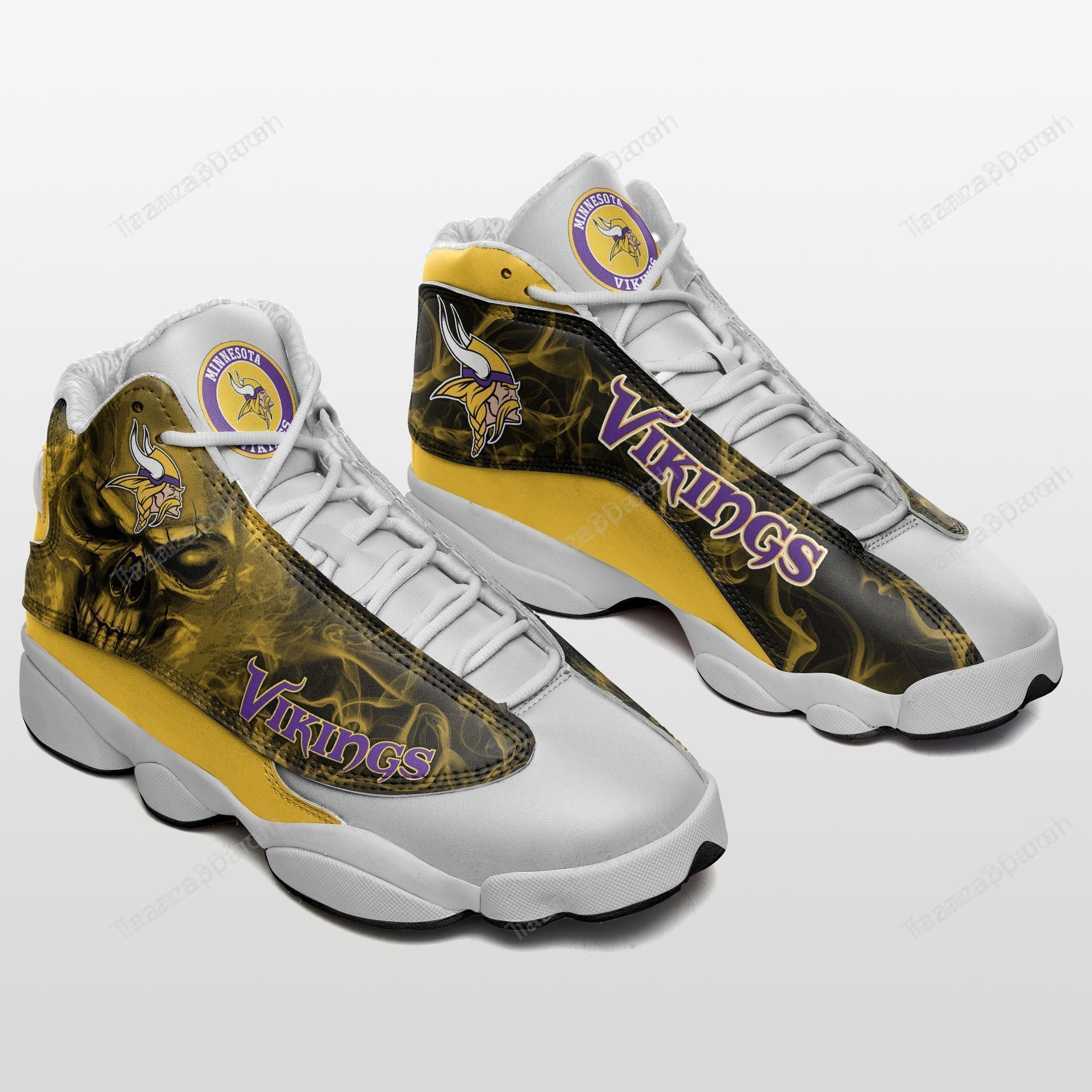 JWFancy Minnesota Vikings AJ13 Sneakers Shoes For Men And Women