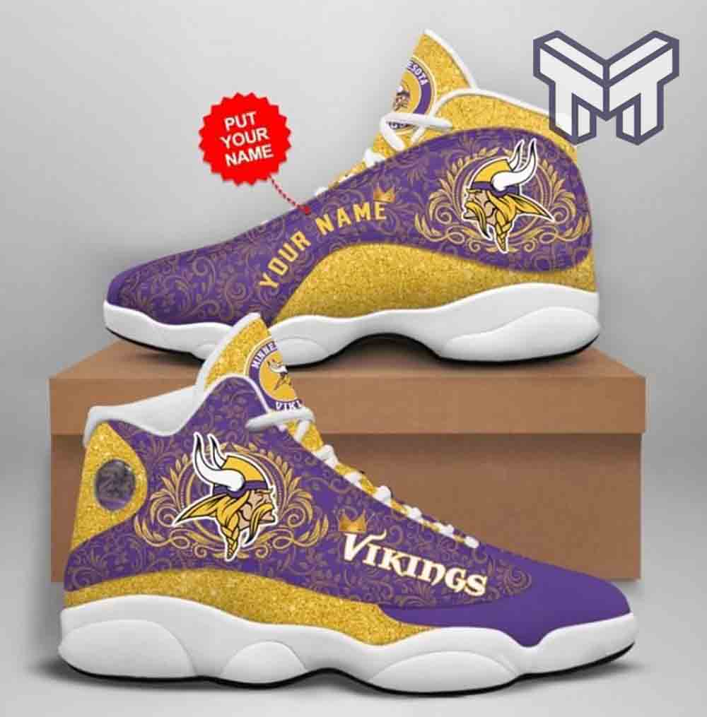 JWFancy Minnesota Vikings AJ13 Sneakers Shoes For Men And Women