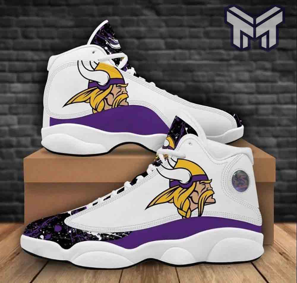 JWFancy Minnesota Vikings AJ13 Sneakers Shoes For Men And Women