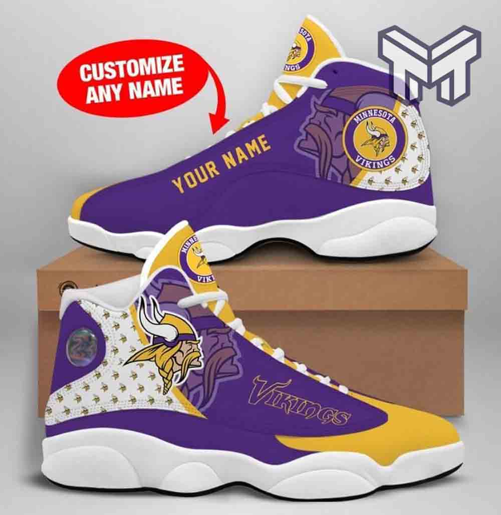 JWFancy Minnesota Vikings AJ13 Sneakers Shoes For Men And Women