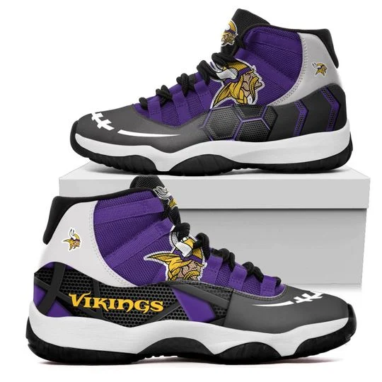 JWFancy Minnesota Vikings AJ13 Sneakers Shoes For Men And Women