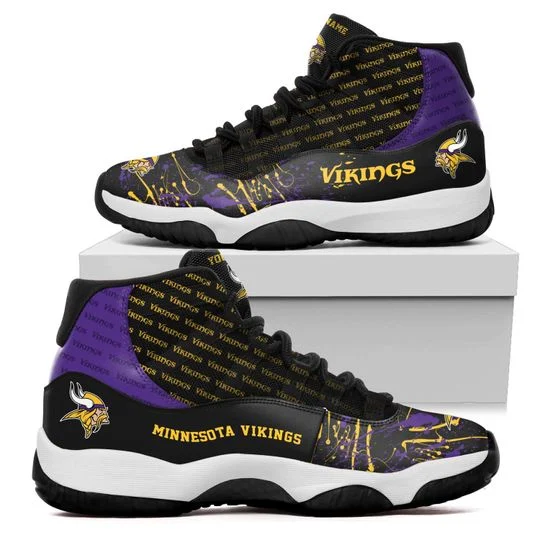 JWFancy Minnesota Vikings AJ13 Sneakers Shoes For Men And Women
