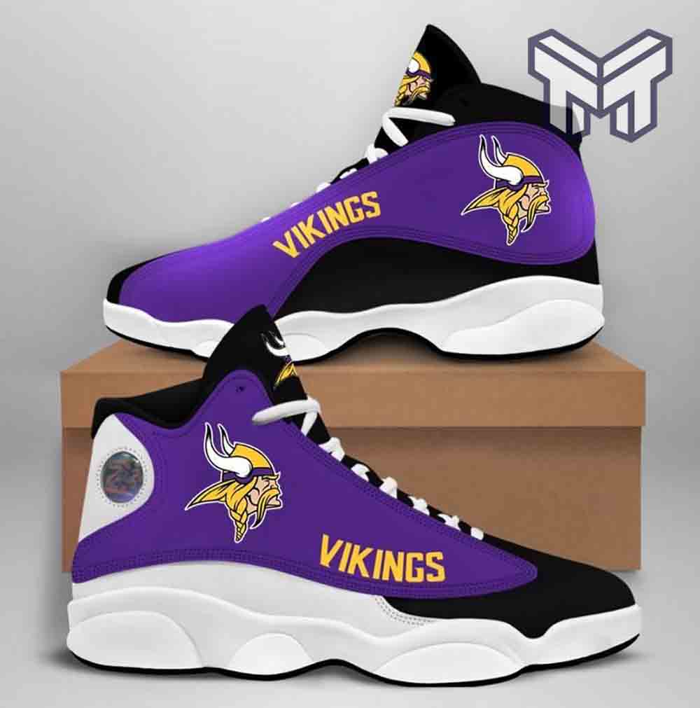 JWFancy Minnesota Vikings AJ13 Sneakers Shoes For Men And Women