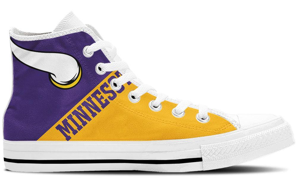 JWFancy Minnesota Vikings Low Top Canvas Sneakers Shoes For Men And Women