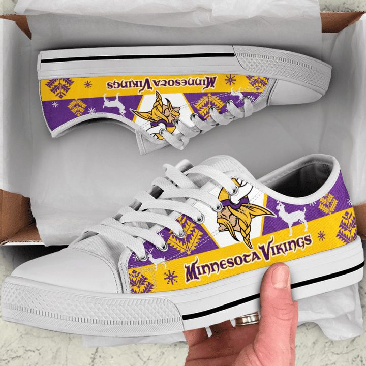 JWFancy Minnesota Vikings Low Top Canvas Sneakers Shoes For Men And Women