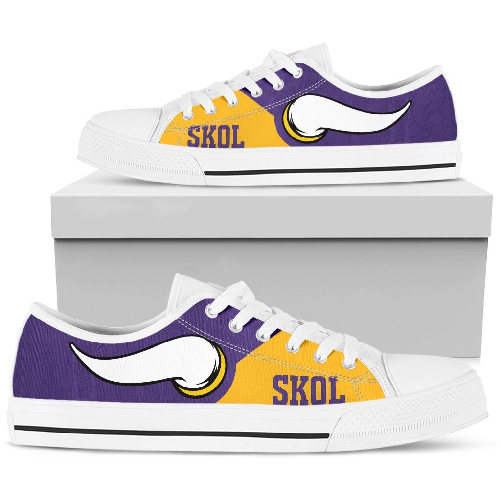 JWFancy Minnesota Vikings Low Top Canvas Sneakers Shoes For Men And Women