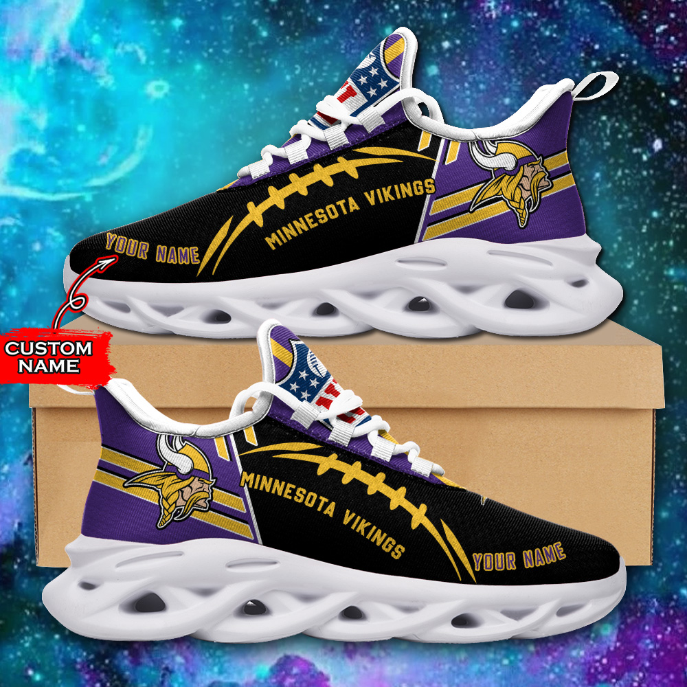 JWFancy Minnesota Vikings Max Soul Shoes Sneakers For Men And Women