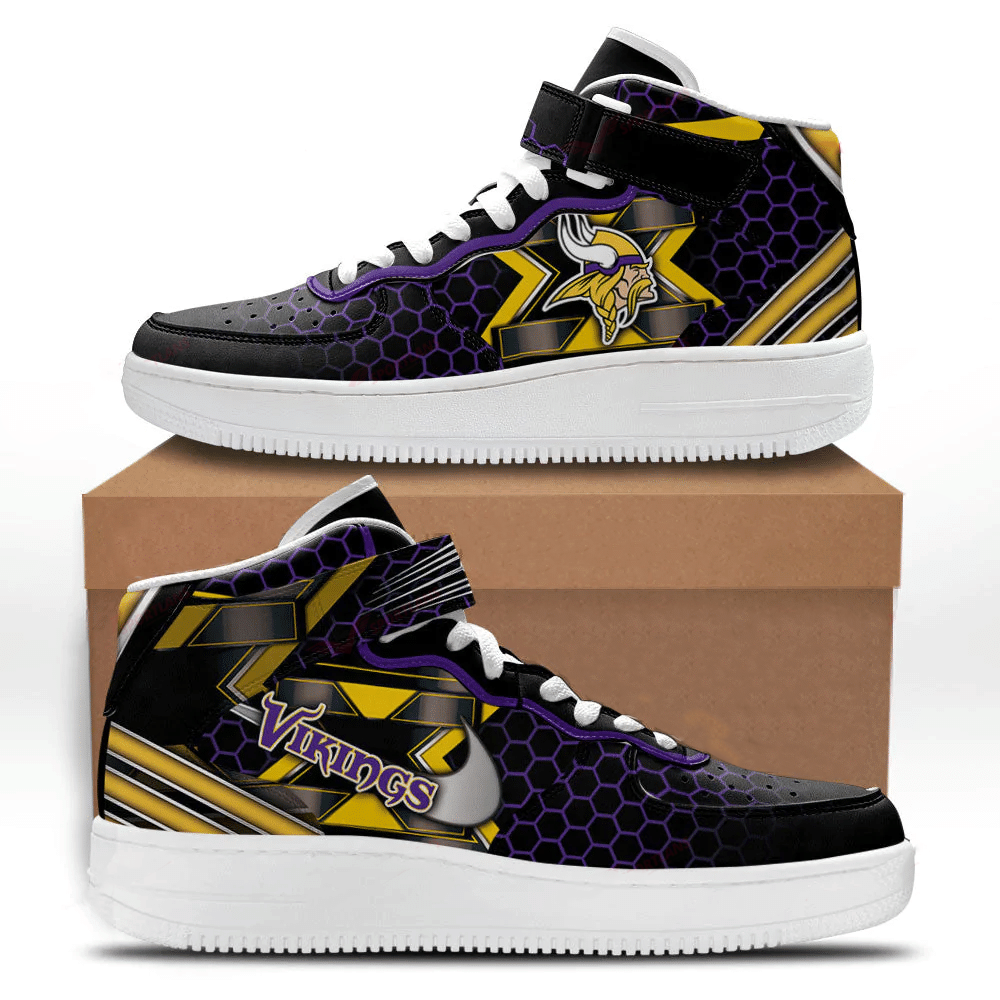 JWFancy Minnesota Vikings NFL Air Low-Top Sneakers Shoes For Men And Women