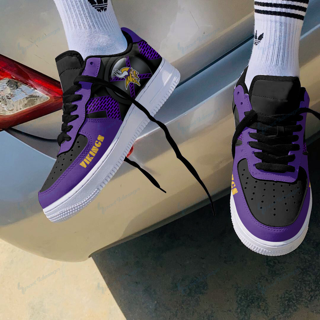 JWFancy Minnesota Vikings NFL Air Low-Top Sneakers Shoes For Men And Women