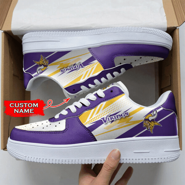 JWFancy Minnesota Vikings NFL Air Low-Top Sneakers Shoes For Men And Women