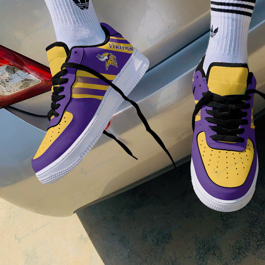 JWFancy Minnesota Vikings NFL Air Low-Top Sneakers Shoes For Men And Women