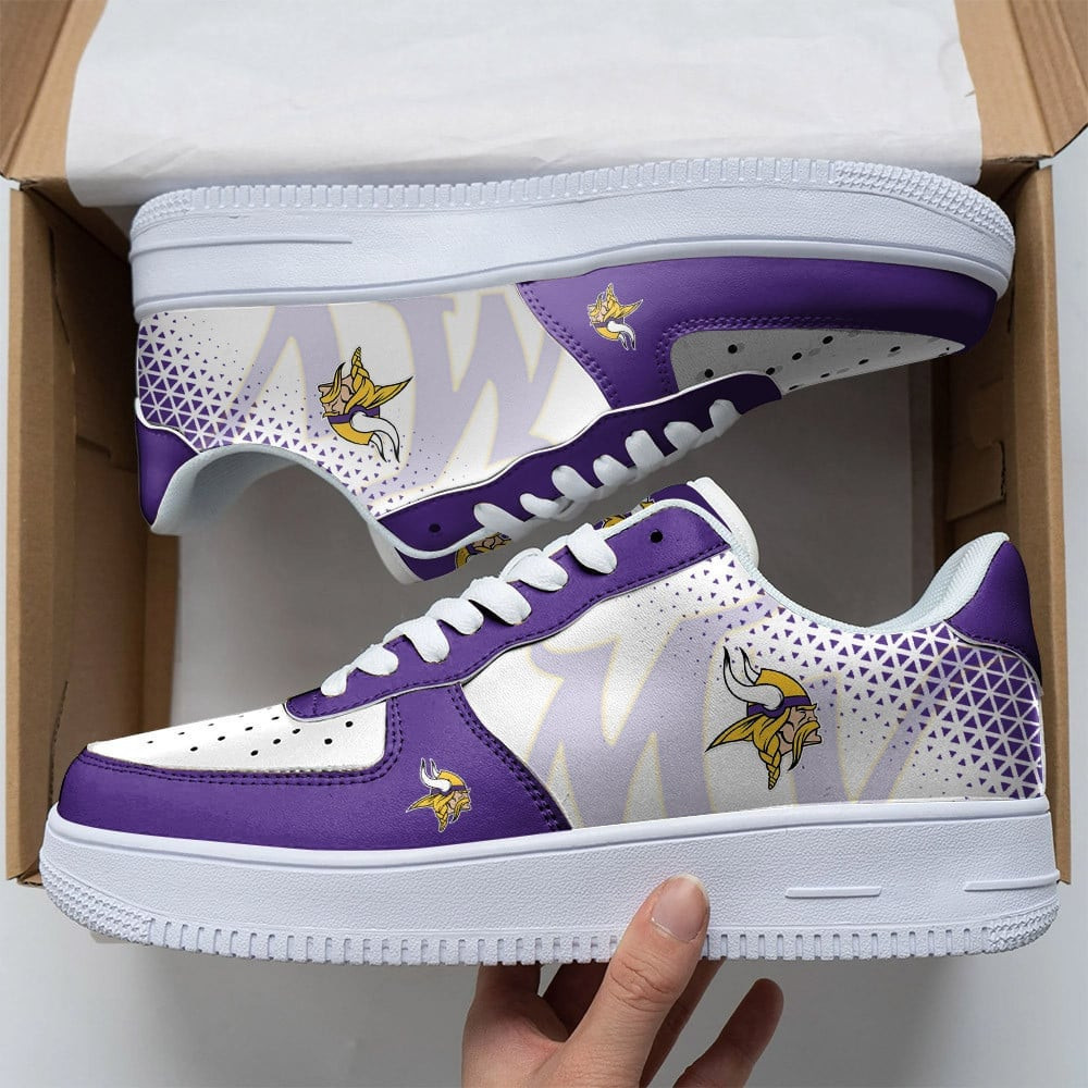 JWFancy Minnesota Vikings NFL Air Low-Top Sneakers Shoes For Men And Women