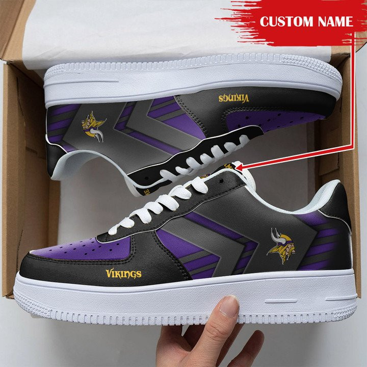 JWFancy Minnesota Vikings NFL Air Low-Top Sneakers Shoes For Men And Women