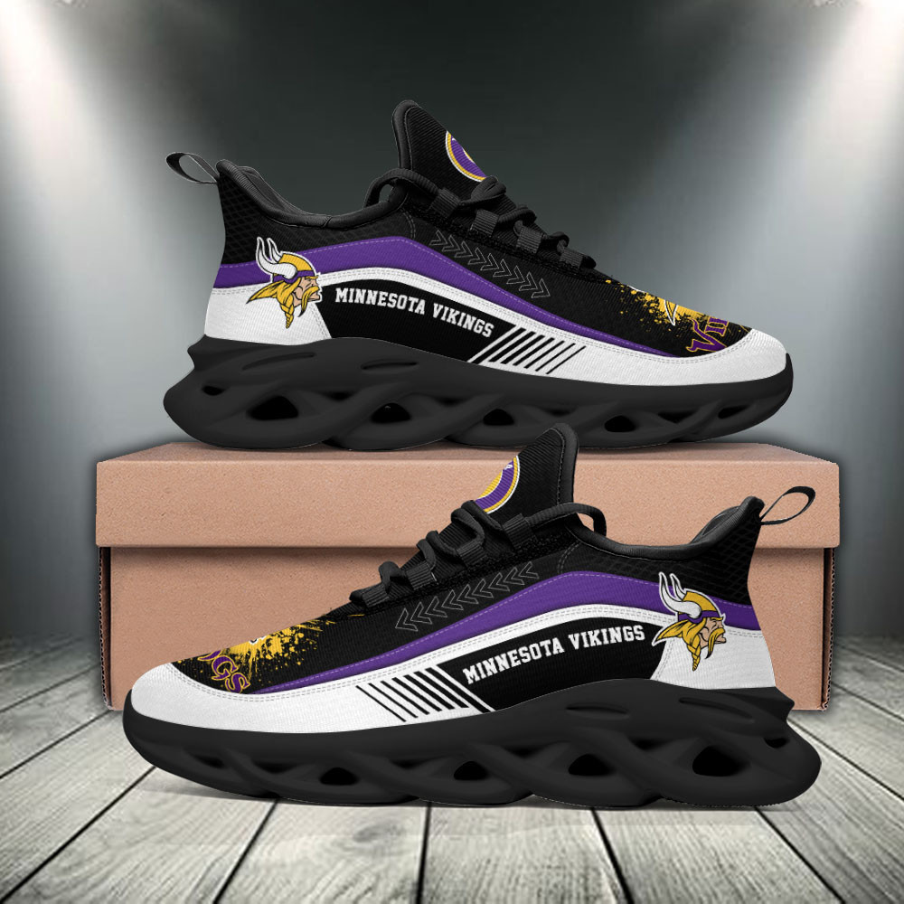 JWFancy Minnesota Vikings NFL Max Soul Shoes Sneakers For Men And Women