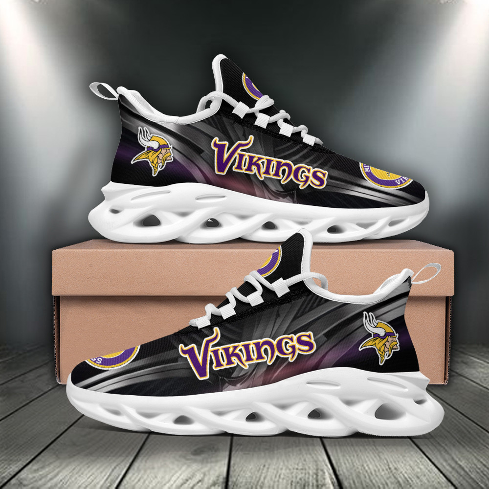 JWFancy Minnesota Vikings NFL Max Soul Shoes Sneakers For Men And Women