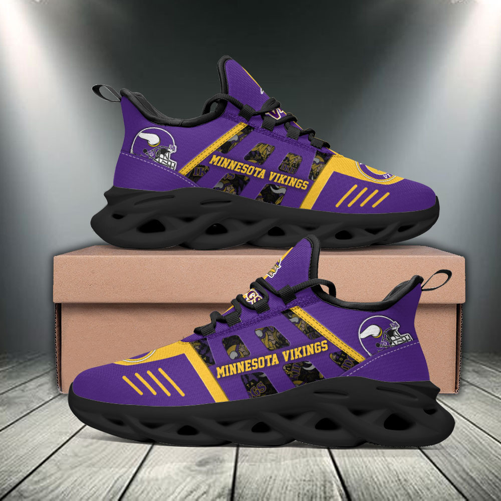 JWFancy Minnesota Vikings NFL Max Soul Shoes Sneakers For Men And Women