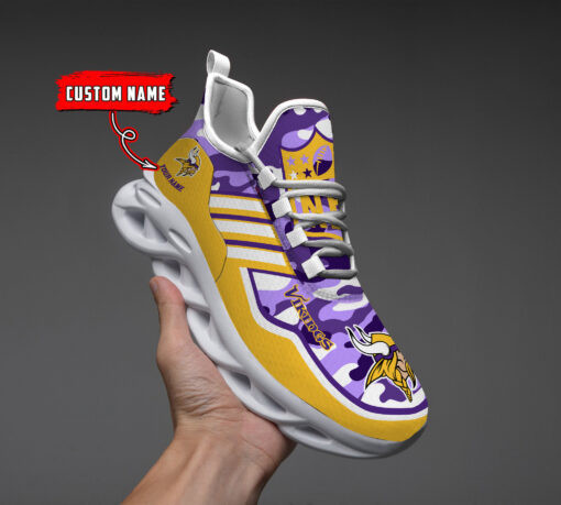 JWFancy Minnesota Vikings NFL Max Soul Shoes Sneakers For Men And Women