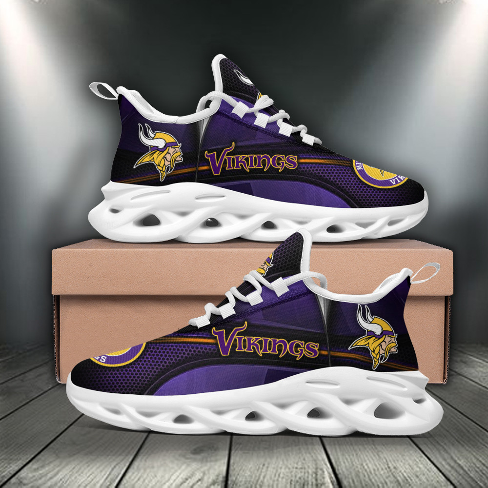 JWFancy Minnesota Vikings NFL Max Soul Shoes Sneakers For Men And Women