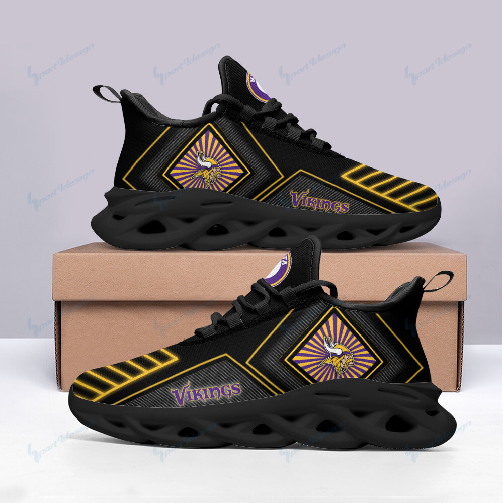 JWFancy Minnesota Vikings NFL Max Soul Shoes Sneakers For Men And Women