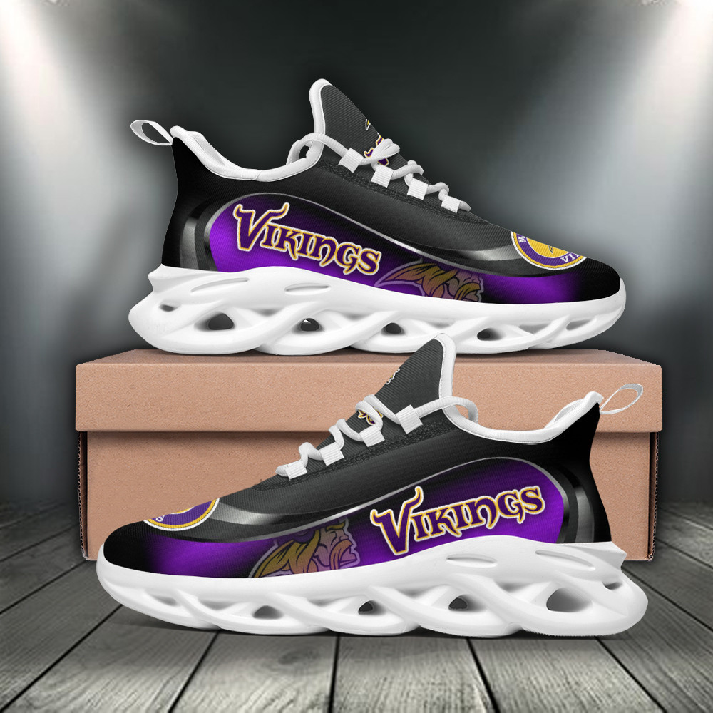JWFancy Minnesota Vikings NFL Max Soul Shoes Sneakers For Men And Women