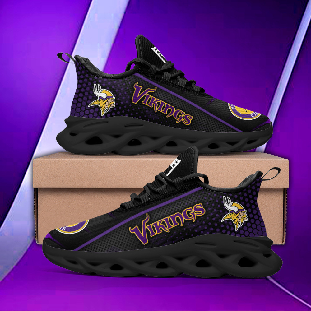 JWFancy Minnesota Vikings NFL Max Soul Shoes Sneakers For Men And Women
