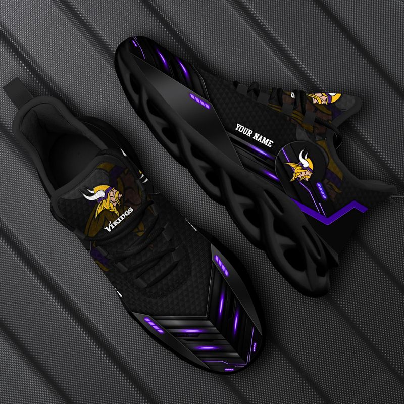 JWFancy Minnesota Vikings NFL Max Soul Shoes Sneakers For Men And Women