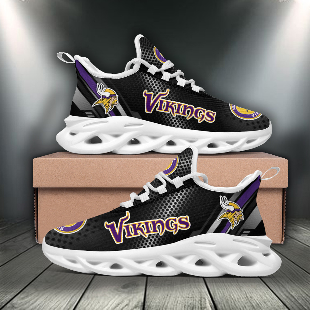 JWFancy Minnesota Vikings NFL Max Soul Shoes Sneakers For Men And Women