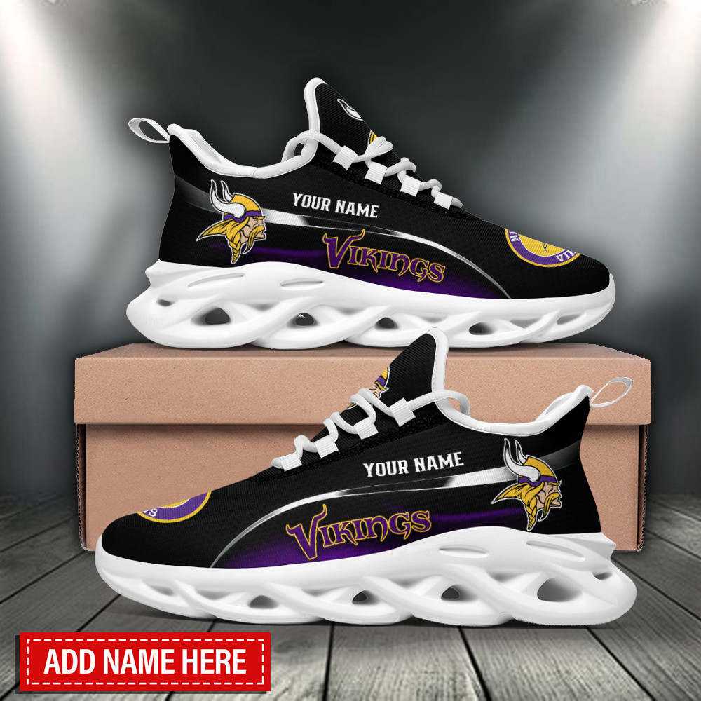 JWFancy Minnesota Vikings NFL Max Soul Shoes Sneakers For Men And Women