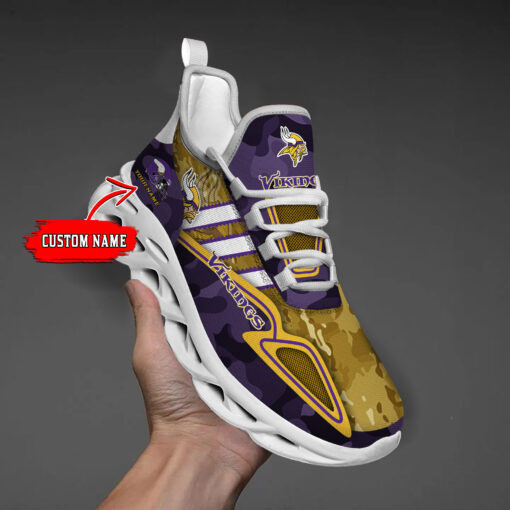 JWFancy Minnesota Vikings NFL Max Soul Shoes Sneakers For Men And Women
