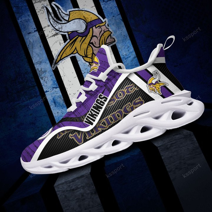 JWFancy Minnesota Vikings NFL Max Soul Shoes Sneakers For Men And Women