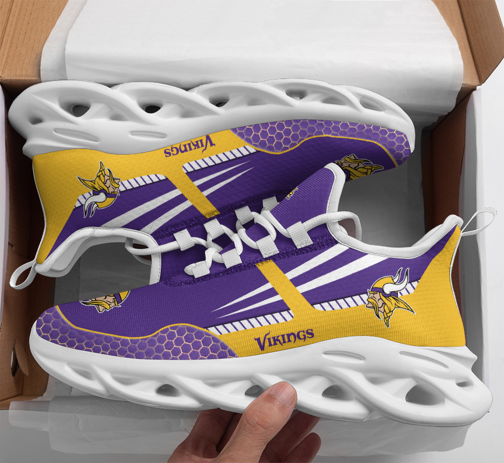 JWFancy Minnesota Vikings NFL Max Soul Shoes Sneakers For Men And Women