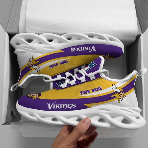 JWFancy Minnesota Vikings NFL Max Soul Shoes Sneakers For Men And Women