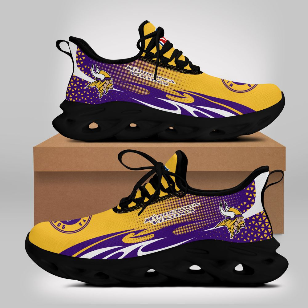 JWFancy Minnesota Vikings NFL Max Soul Shoes Sneakers For Men And Women