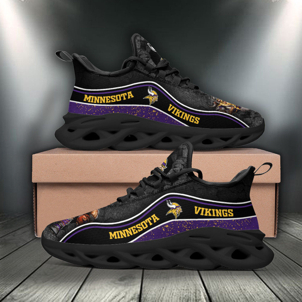JWFancy Minnesota Vikings NFL Max Soul Shoes Sneakers For Men And Women