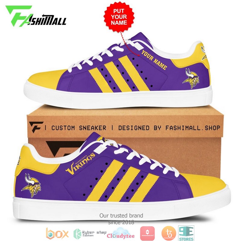 JWFancy Minnesota Vikings Skate Stan Shoes Sneakes For Men And Women