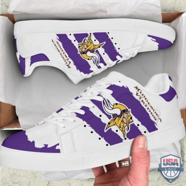 JWFancy Minnesota Vikings Skate Stan Shoes Sneakes For Men And Women