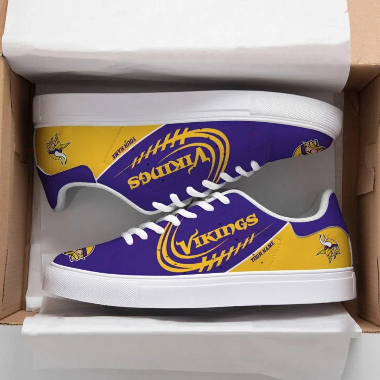 JWFancy Minnesota Vikings Skate Stan Shoes Sneakes For Men And Women