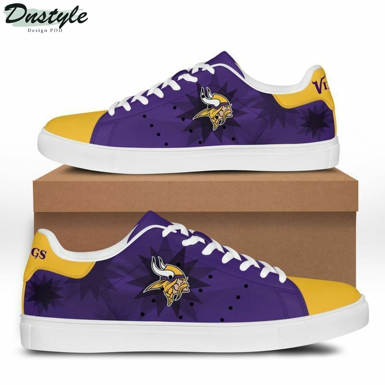 JWFancy Minnesota Vikings Skate Stan Shoes Sneakes For Men And Women