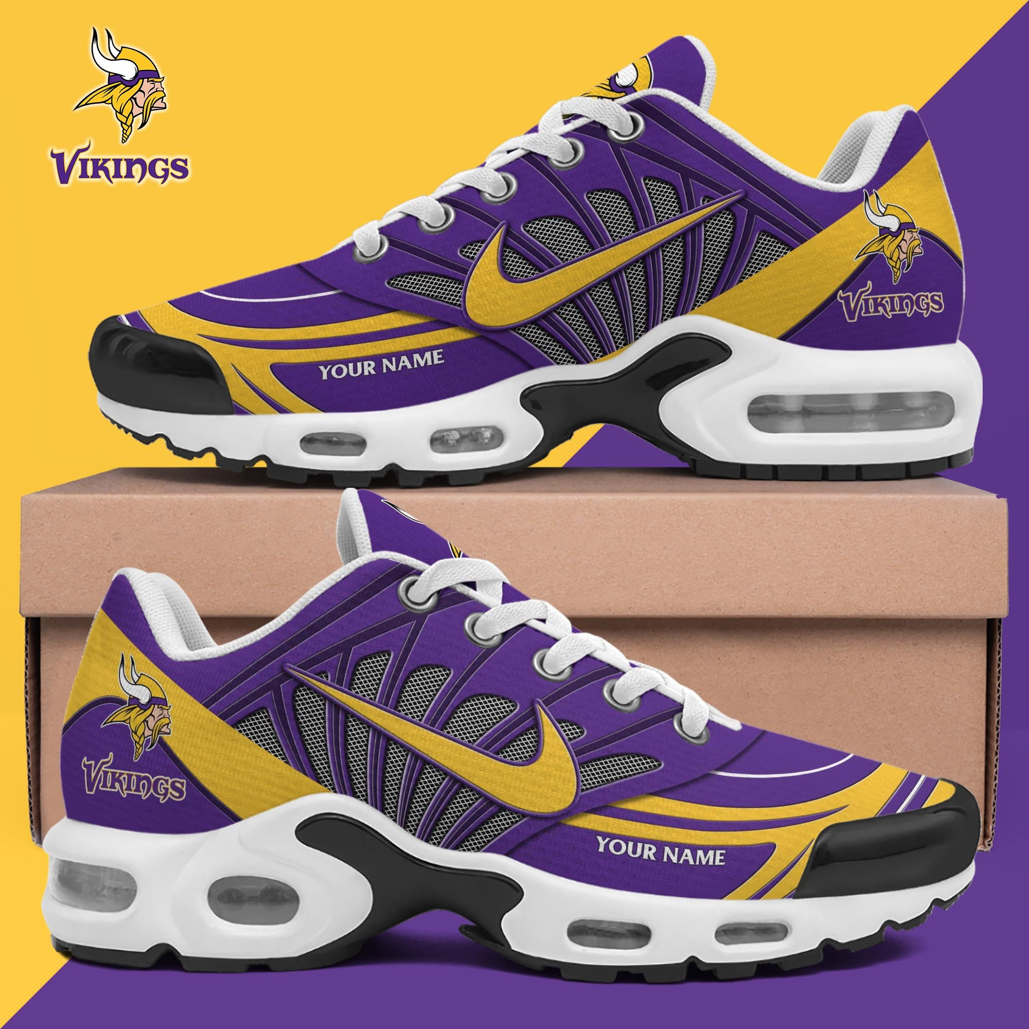 JWFancy Minnesota Vikings TN Shoes Sneakers For Men And Women