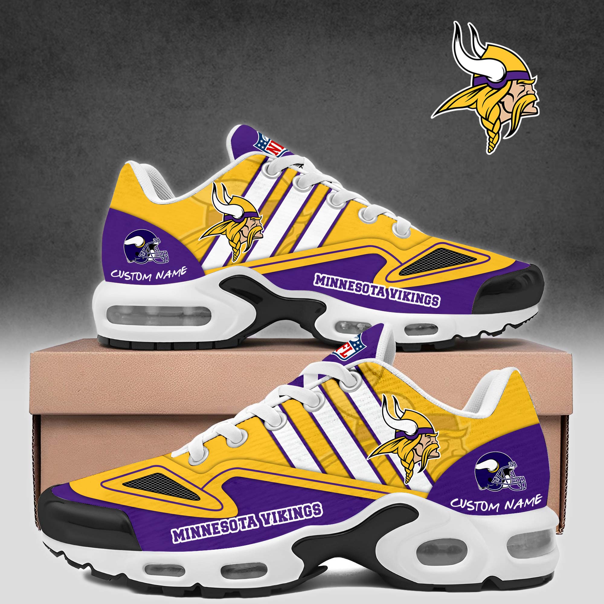 JWFancy Minnesota Vikings TN Shoes Sneakers For Men And Women