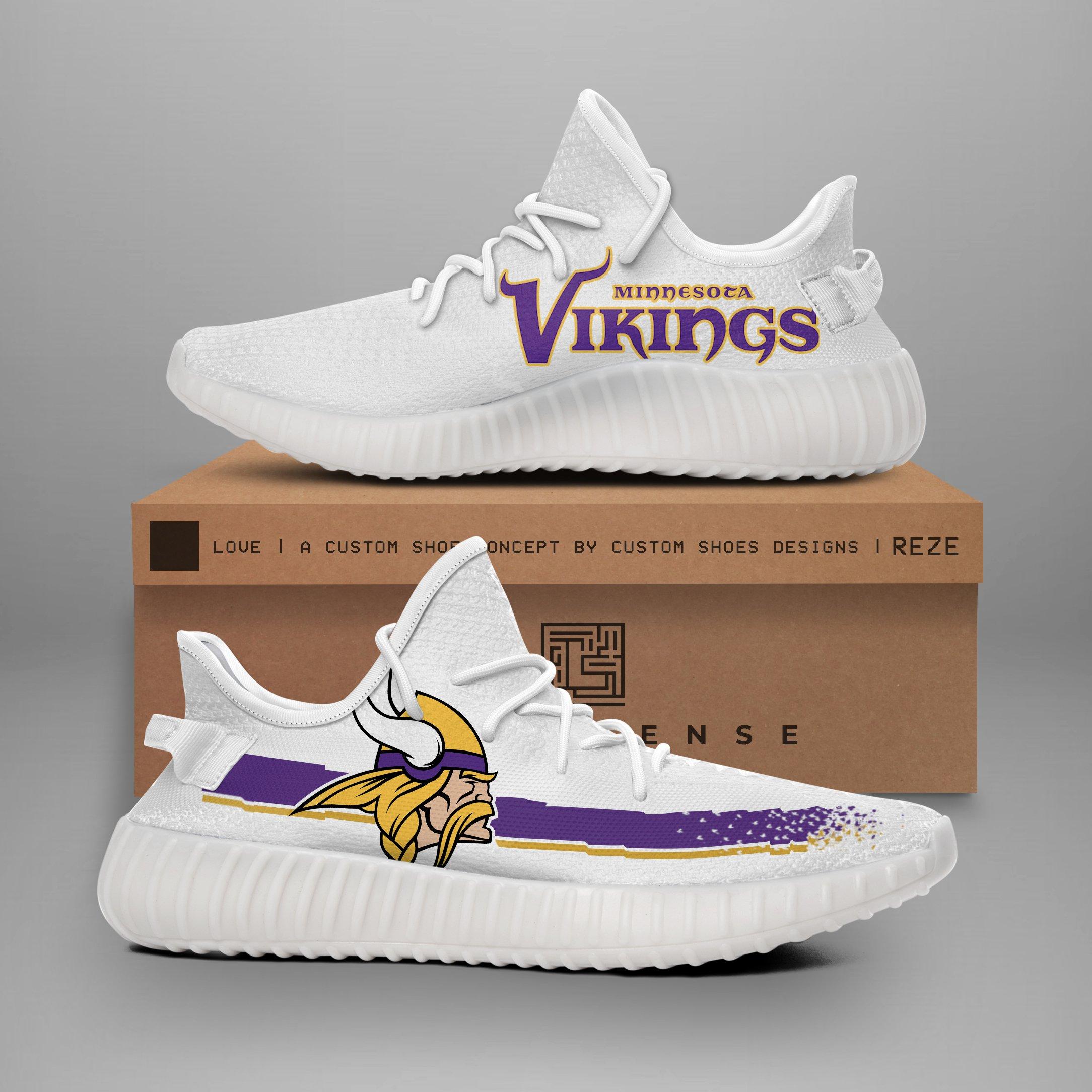 JWFancy Minnesota Vikings Yeezy Boost Shoes For Men And Women