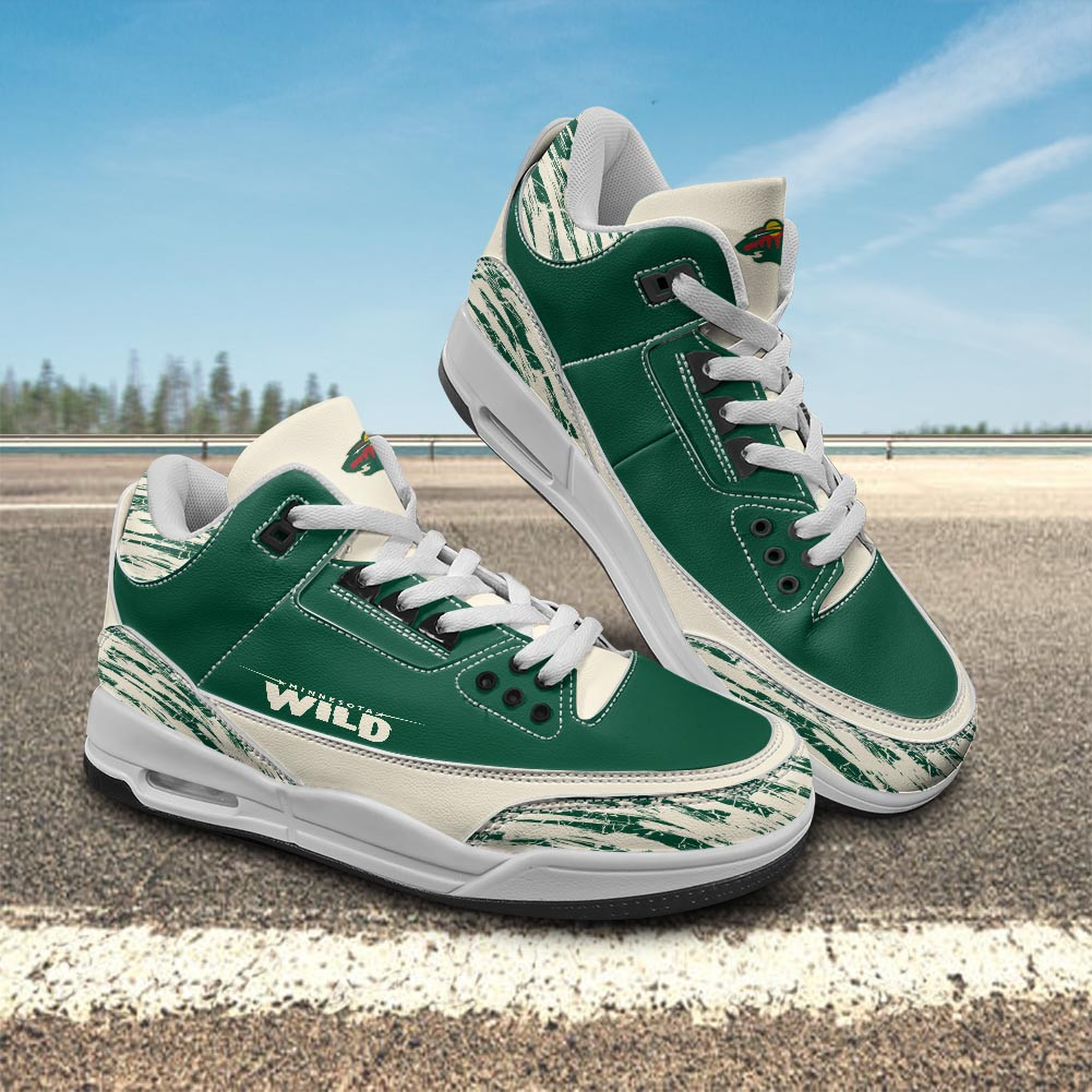 JWFancy Minnesota Wild AJ3 Sneakers Shoes For Men And Women