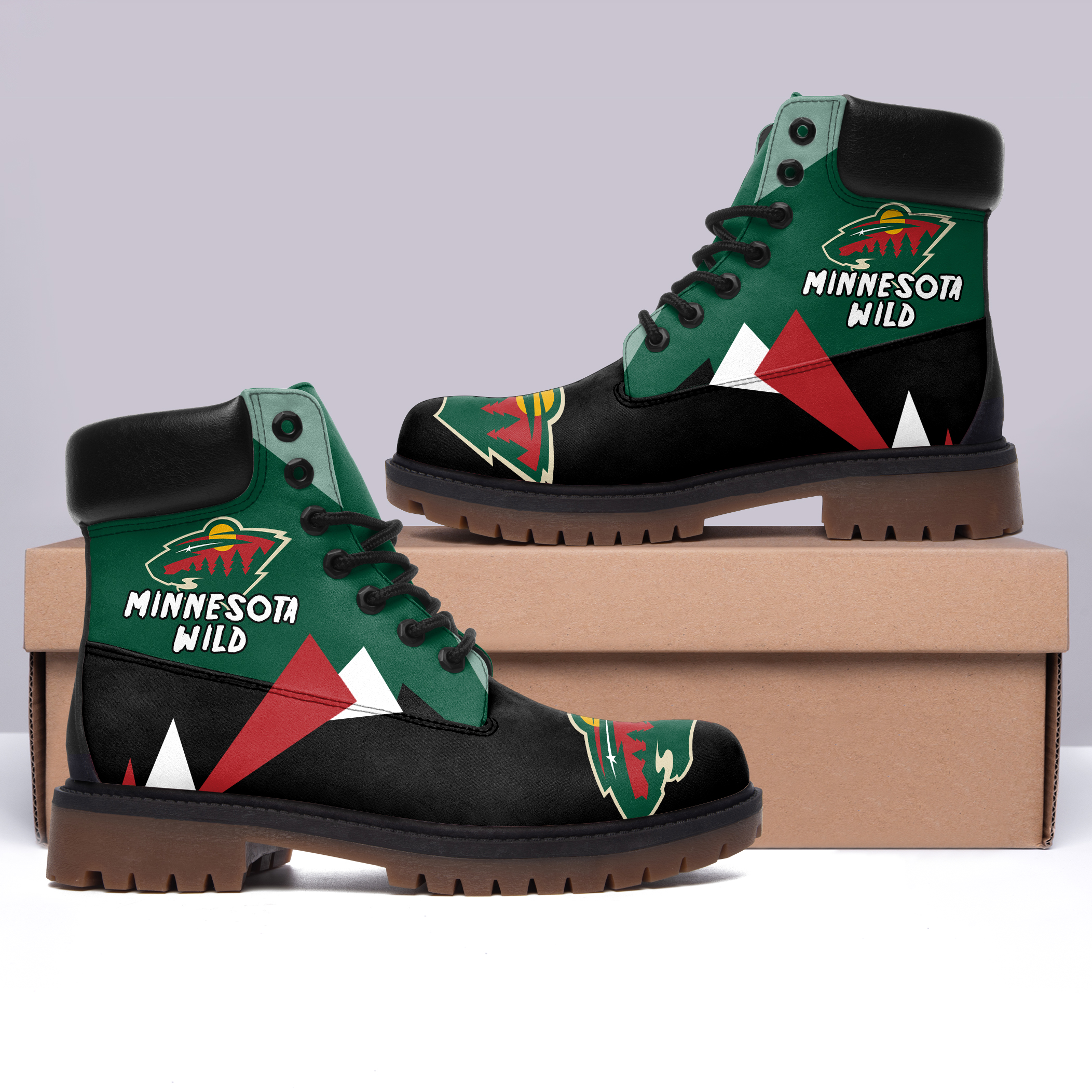 JWFancy Minnesota Wild Boots Shoes For Men And Women