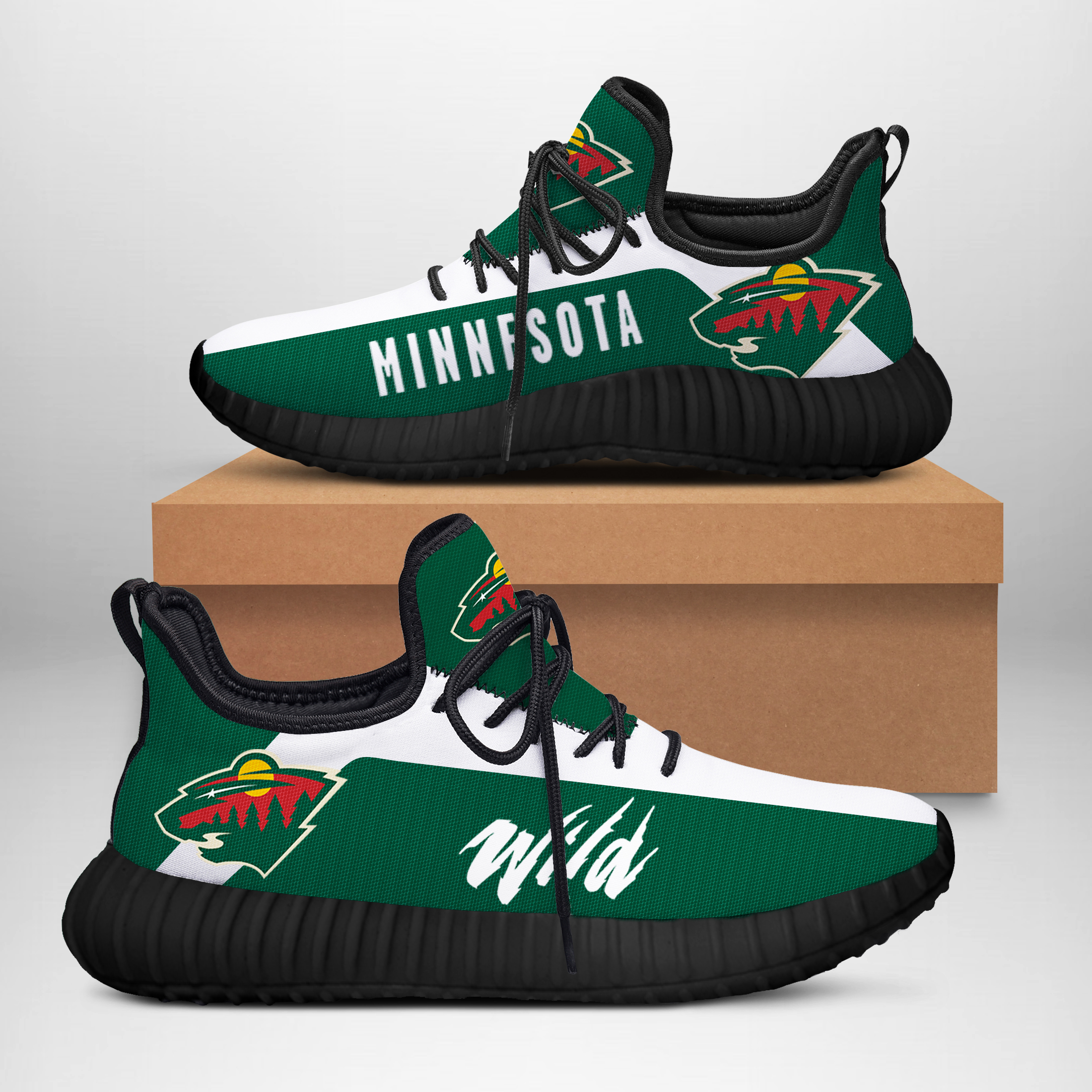 JWFancy Minnesota Wild Reze Sneakers Shoes For Men And Women