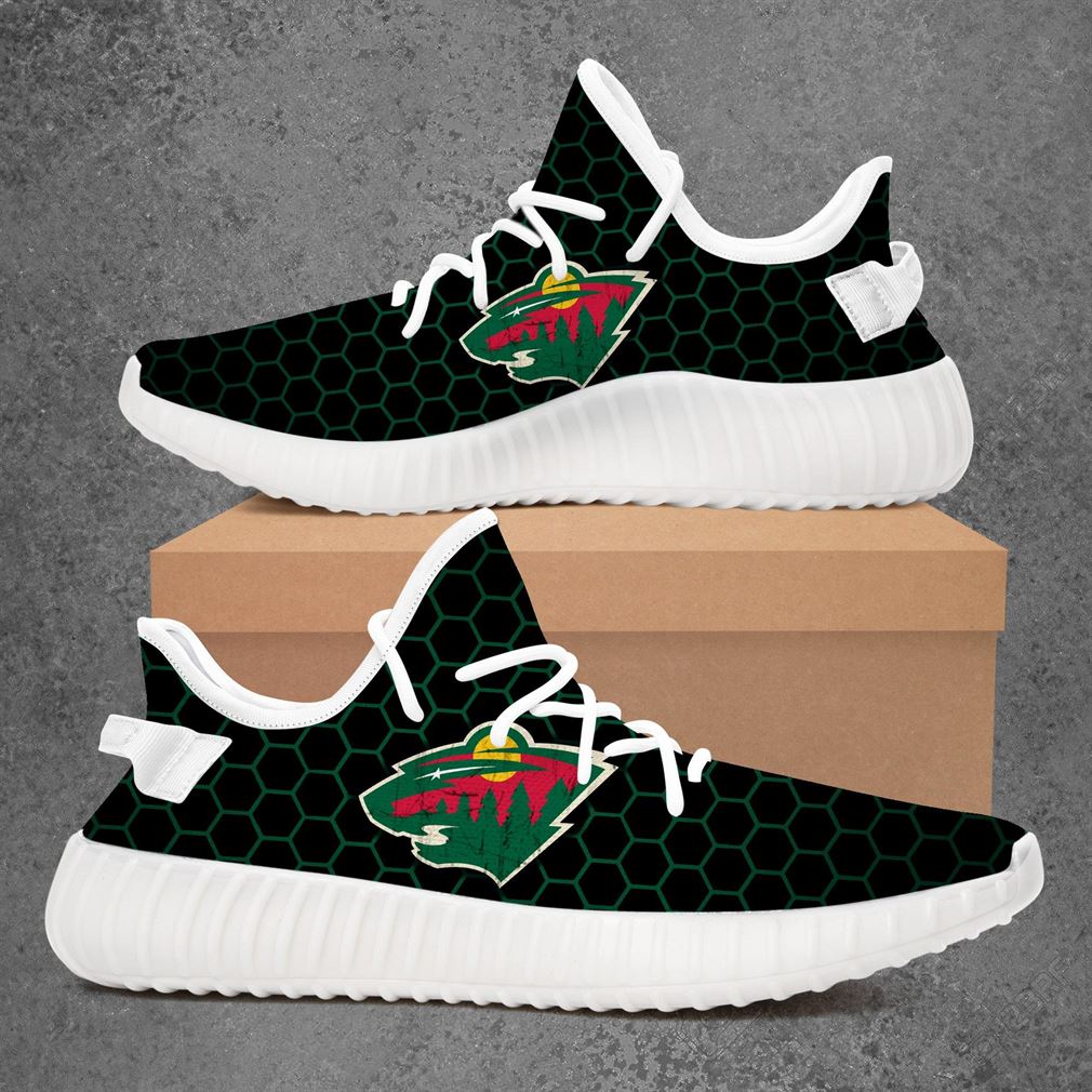 JWFancy Minnesota Wild Yeezy Boost Shoes For Men And Women