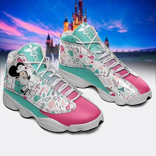 JWFancy Minnie Mouse AJ13 Sneakers Shoes For Men And Women
