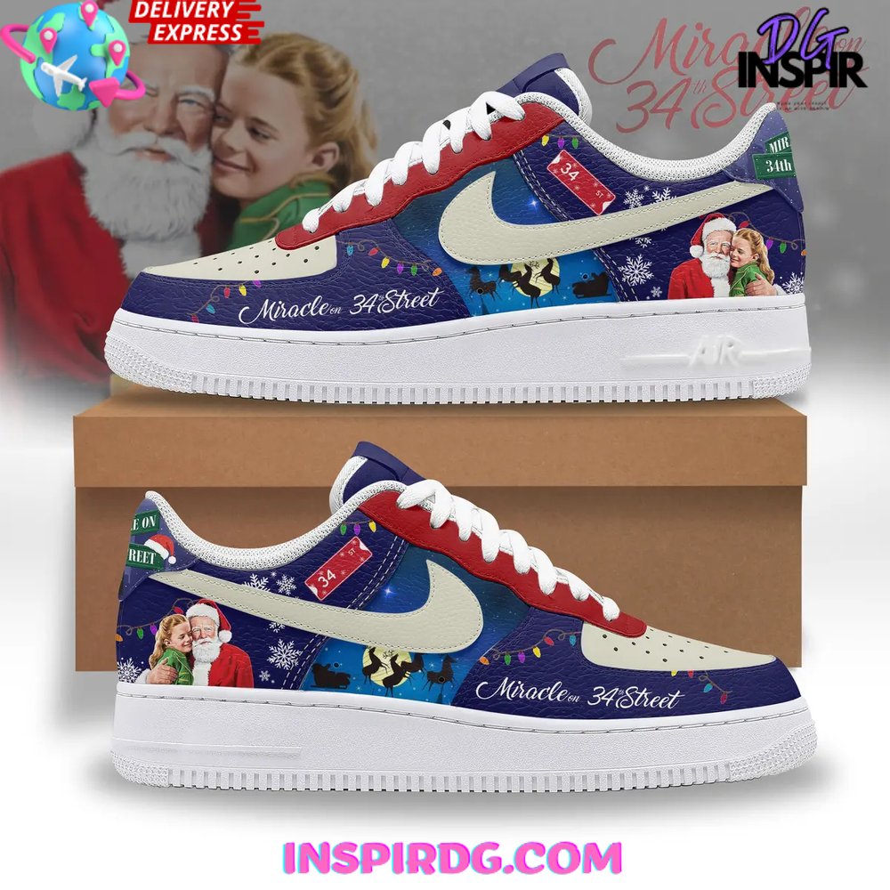 JWFancy Miracle on 34th Street Air Low-Top Sneakers Shoes For Men And Women