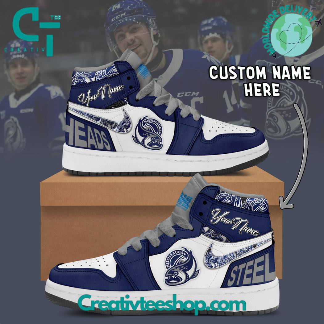 JWFancy Mississauga Steelheads AJ1 High Sneakers Shoes For Men And Women