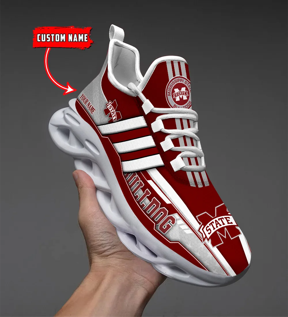 JWFancy Mississippi State Bulldogs Max Soul Shoes Sneakers For Men And Women