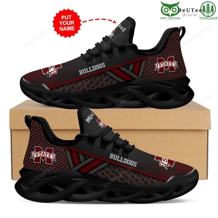 JWFancy Mississippi State Bulldogs Max Soul Shoes Sneakers For Men And Women